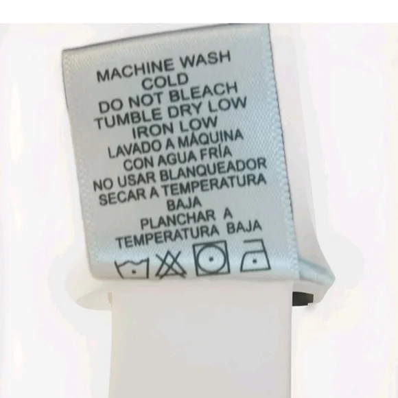 Stylish White  Linen Pants Love Tree Size Medium - Picture 9 of 10